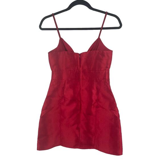 Lulu's dress Glamorous Life v neck minidress red X-Small XS - Picture 4 of 4